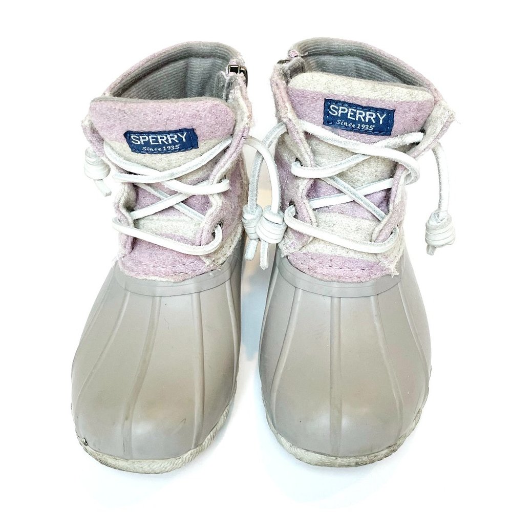 Sperry Kids Wool Salt Water Boot, Size 9